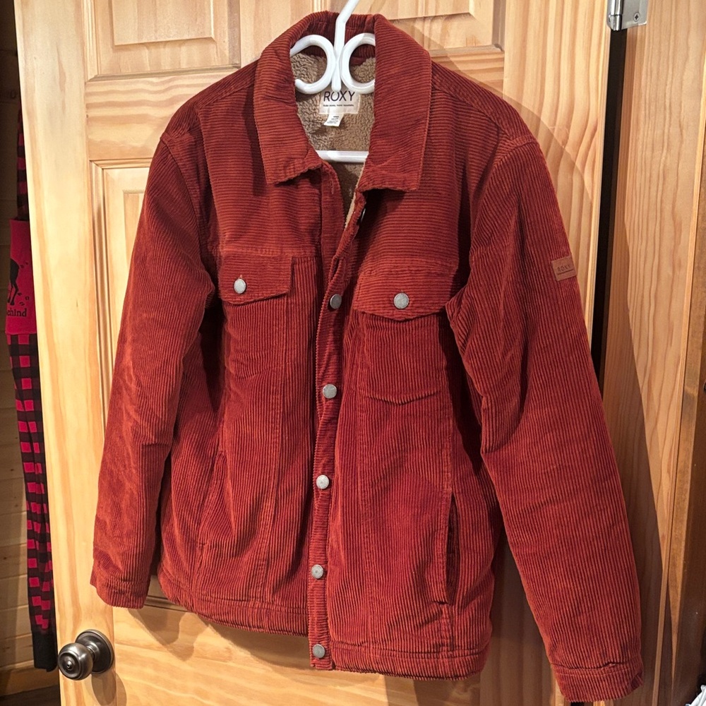 Roxy Rust Corduroy Jacket